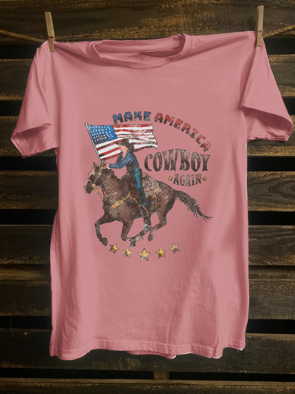 Make America Cowboy Again Western Style T-Shirt