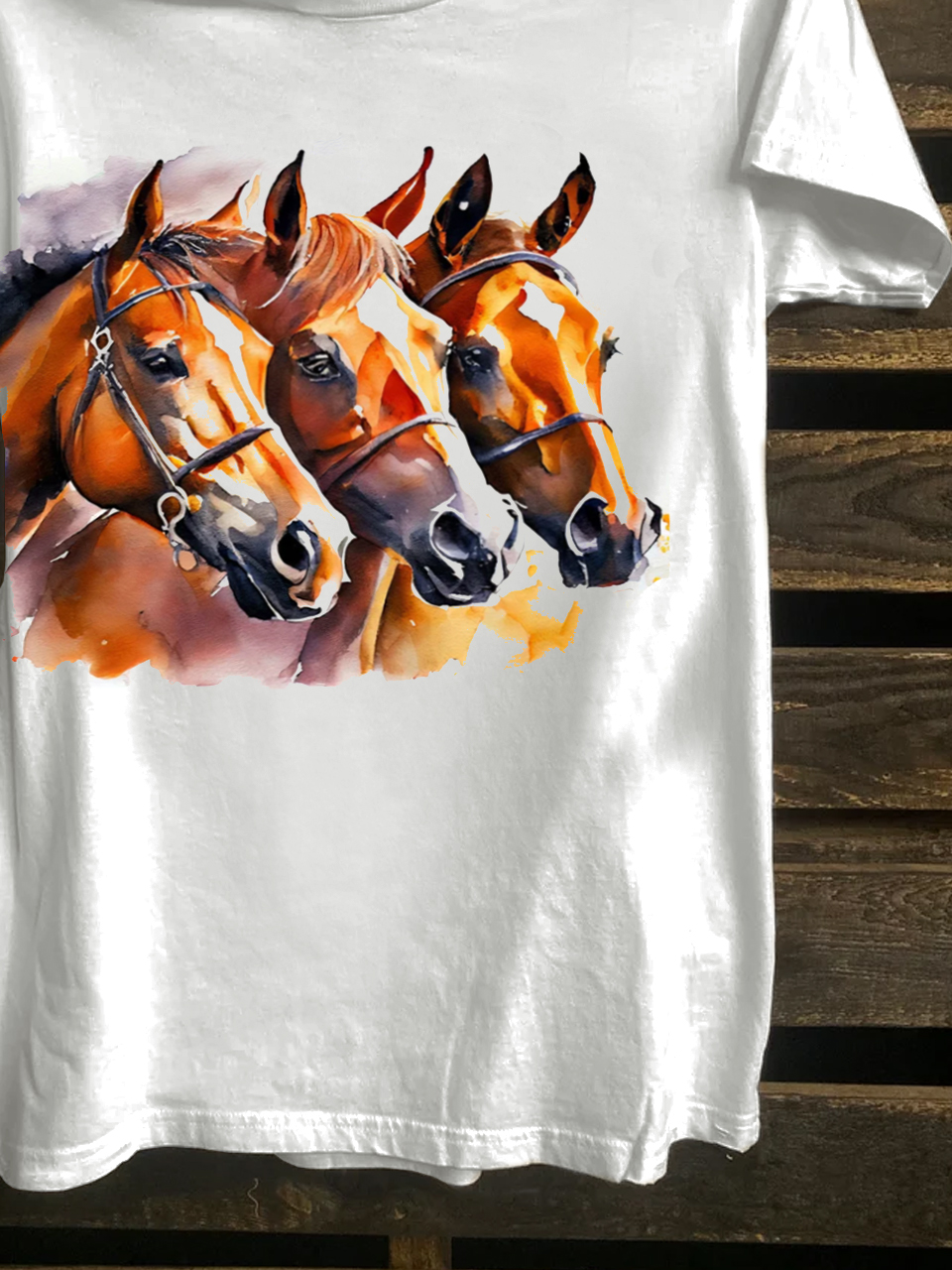 Western Style Crew Neck T-Shirt