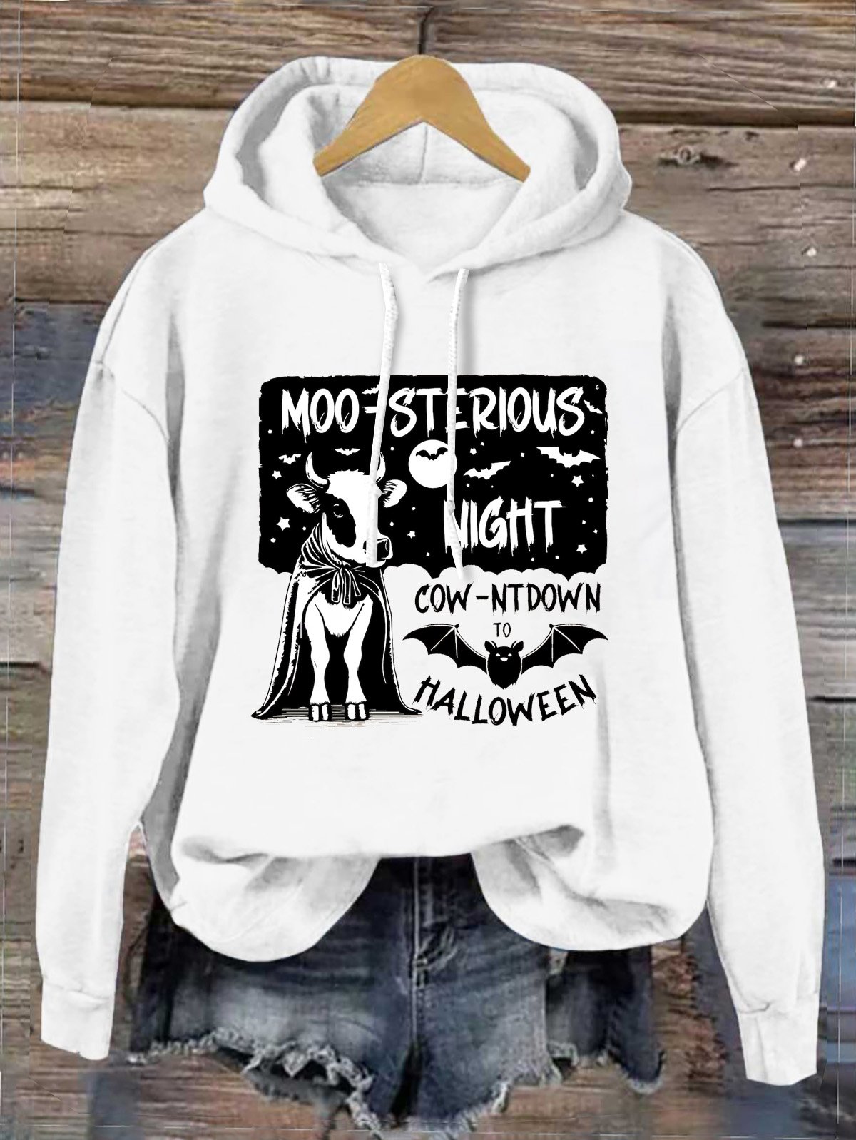 Hoodie Loose Western Style Halloween Hoodie