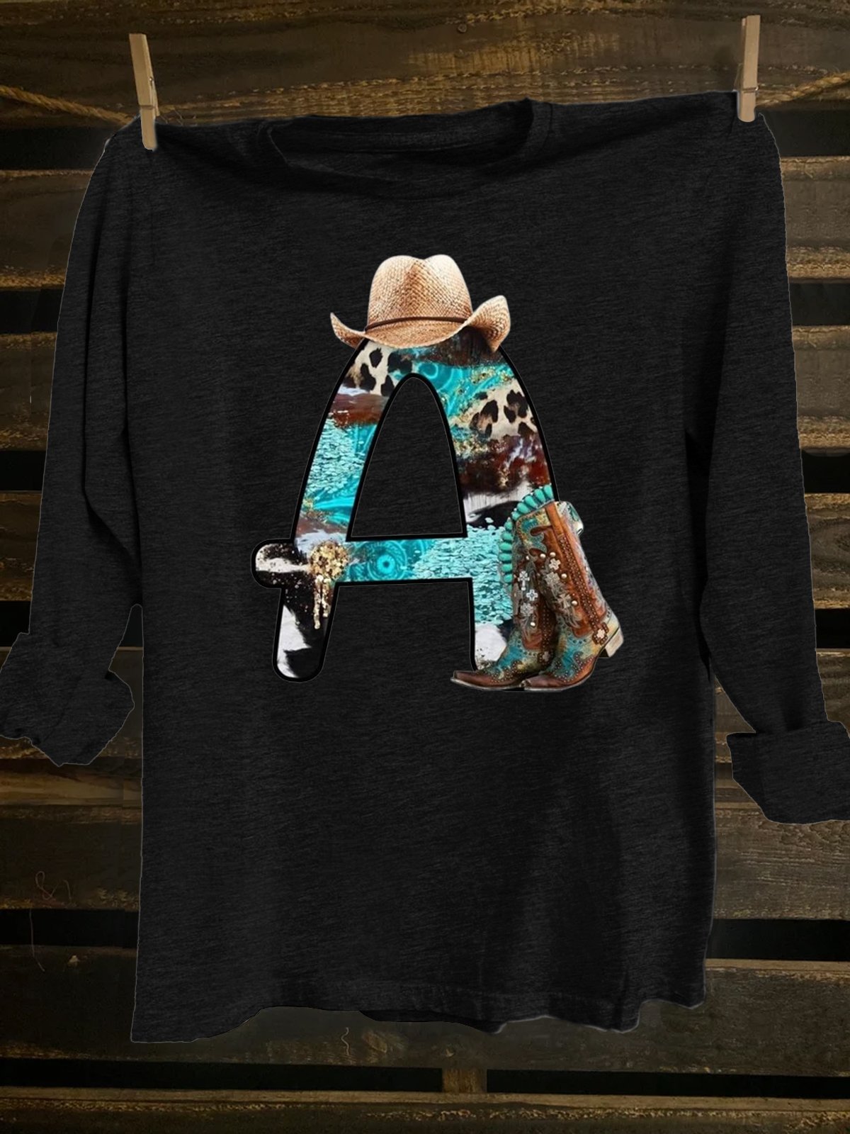 Loose Western Style T-Shirt