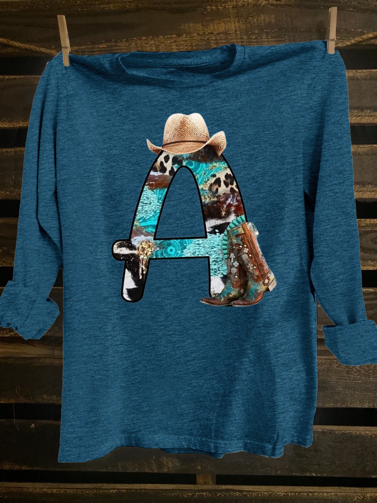 Loose Western Style T-Shirt