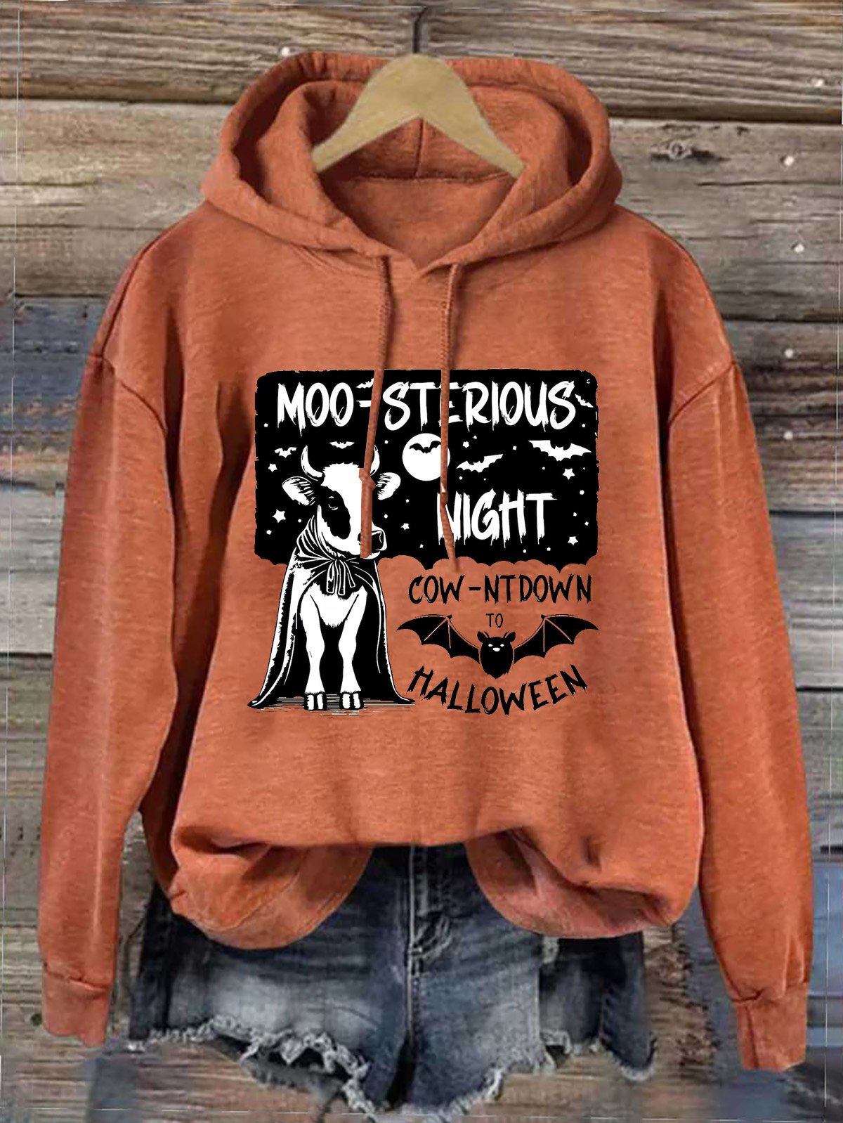 Hoodie Loose Western Style Halloween Hoodie