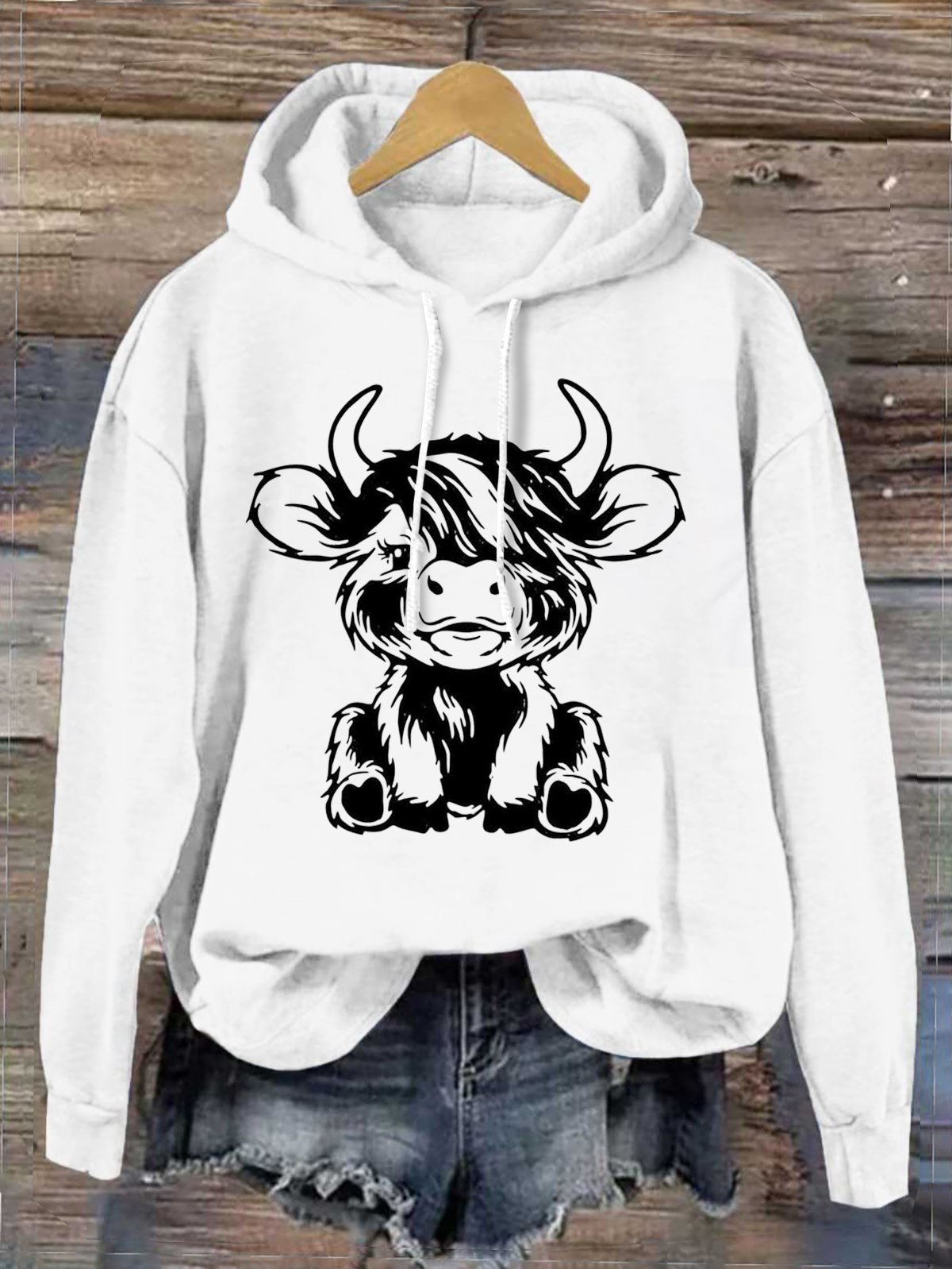 Loose Western Style Hoodie