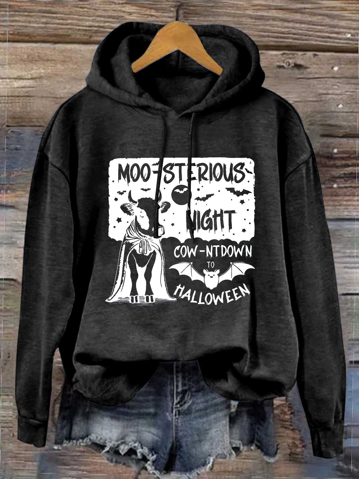 Hoodie Loose Western Style Halloween Hoodie