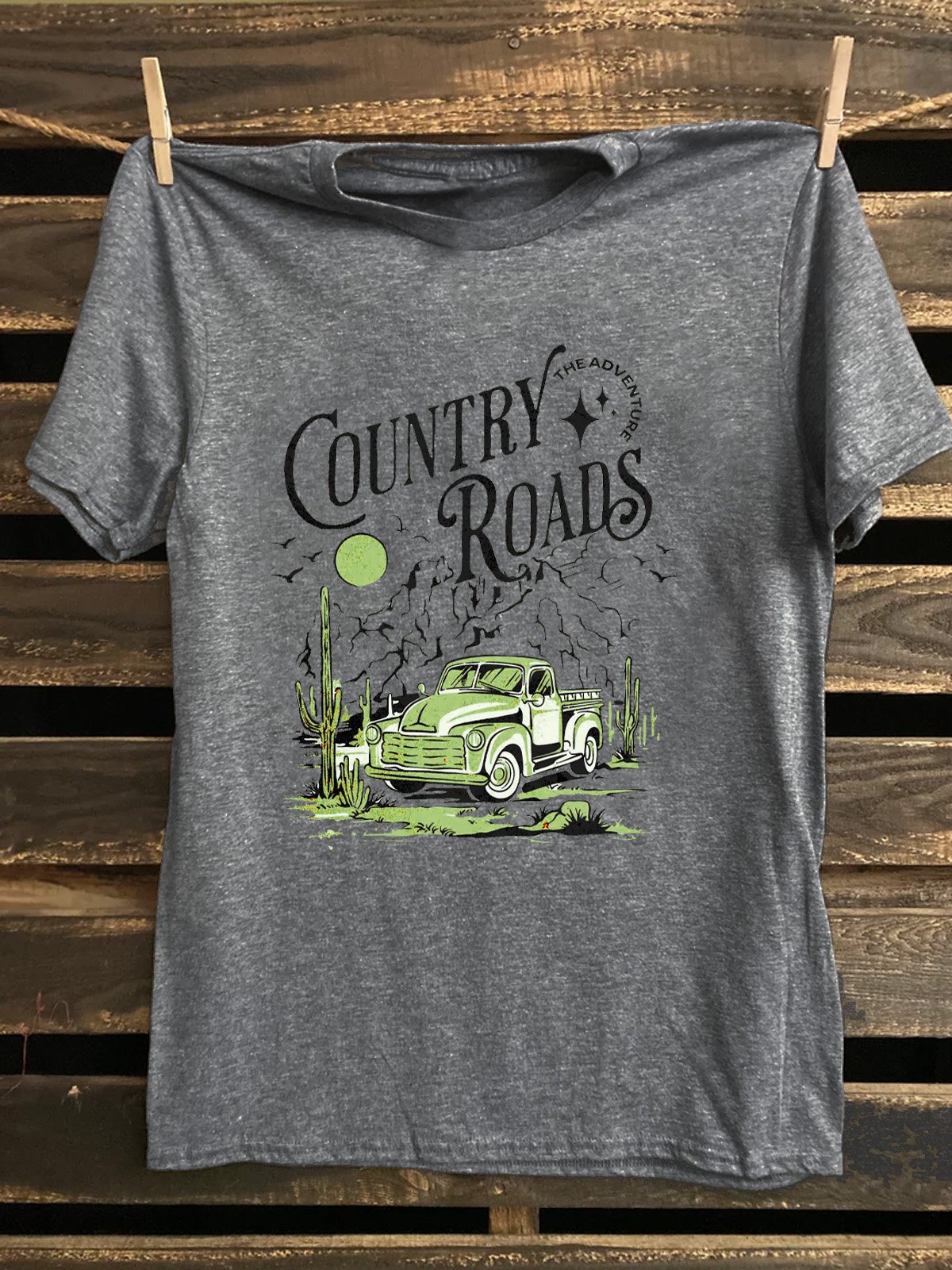 Take Me Home Country Roads Western Style T-Shirt