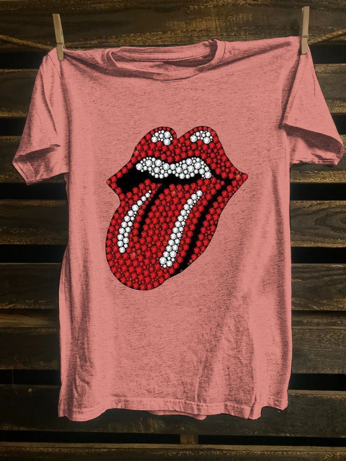 Mouth Cotton-Blend Western Style T-Shirt